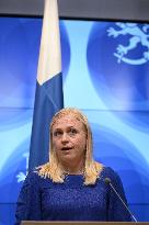 Dutch Foreign Minister Hanke Bruins Slot visits Helsinki