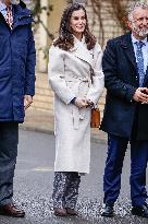 Royals Visit To Gumersindo Azcarate School - Madrid