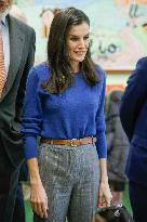 Royals Visit To Gumersindo Azcarate School - Madrid