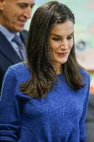 Royals Visit To Gumersindo Azcarate School - Madrid