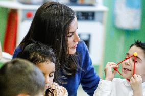 Royals Visit To Gumersindo Azcarate School - Madrid