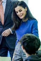 Royals Visit To Gumersindo Azcarate School - Madrid