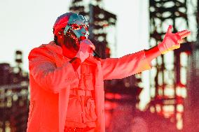 The Weeknd Performs During The After Hours Til Dawn Tour In Milan