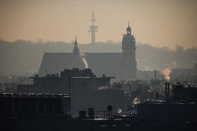 Heavy Smog In Krakow, Poland