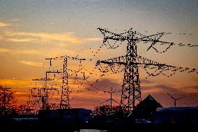 High-Voltage Pylons - Netherlands
