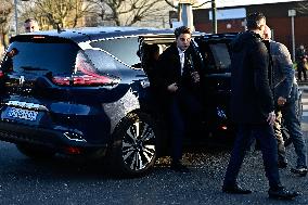 Newly appointed French Prime Minister Gabriel Attal during a visit to Ermont-Eaubonne police station - Ermont