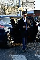 Newly appointed French Prime Minister Gabriel Attal during a visit to Ermont-Eaubonne police station - Ermont