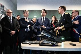 Newly appointed French Prime Minister Gabriel Attal during a visit to Ermont-Eaubonne police station - Ermont