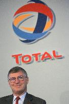 Total mid-year results' conference in Paris