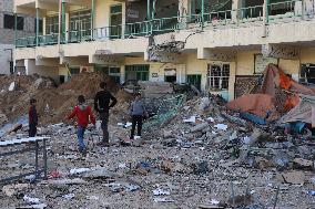 MIDEAST-GAZA CITY-ISRAEL-ATTACKS-AFTERMATH