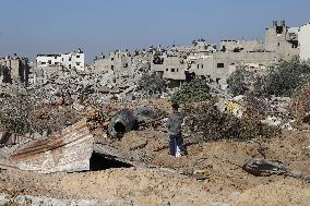 MIDEAST-GAZA CITY-ISRAEL-ATTACKS-AFTERMATH