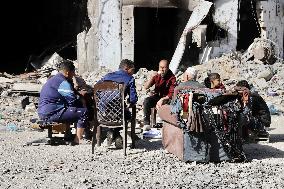 MIDEAST-GAZA CITY-ISRAEL-ATTACKS-AFTERMATH
