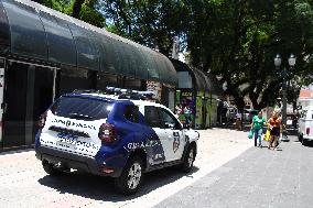 Movement of people in the Center of Curitiba PR