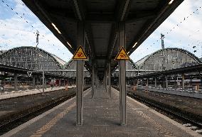 GERMANY-FRANKFURT-TRAIN SERVICES-STRIKE