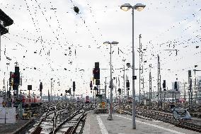 GERMANY-FRANKFURT-TRAIN SERVICES-STRIKE