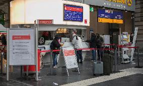 GERMANY-FRANKFURT-TRAIN SERVICES-STRIKE