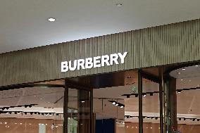 A Burberry Luxury Store in Shangha