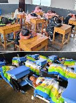 CHINA-HUNAN-LIUYANG-PRIMARY SCHOOL-FOLDABLE CHAIRS (CN)