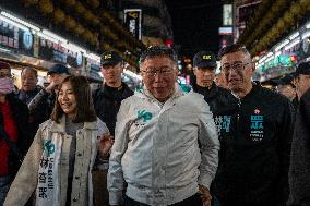 Taiwan Presidential Election Taiwan People's Party Rally