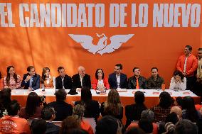 Movimiento Ciudadano Presents Jorge Álvarez Máynez As Pre-candidate For The Presidency Of Mexico In 2024.