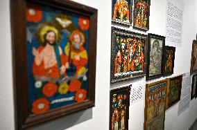 More Fragile than Glass exhibition of folk icons on glass opens in Lviv