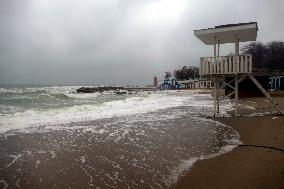 Storm off Odesa coast