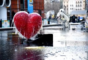 A Severe Cold Hits France