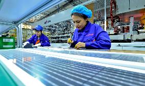 A New Material 800MW Photovoltaic Module Production Line in Zhangye