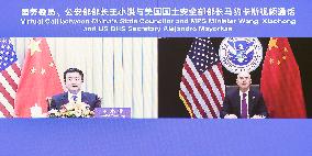 CHINA-WANG XIAOHONG-U.S. HOMELAND SECURITY SECRETARY-MEETING (CN)