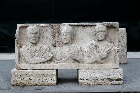 Forma Urbis Museum During The Opening Of The New Celio Antiquarium, Near The Colosseum In Rome