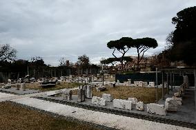 Forma Urbis Museum During The Opening Of The New Celio Antiquarium, Near The Colosseum In Rome