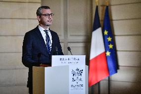 Alexis Kohler announces the French Government reshuffle - Paris
