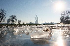 Winter Weather In Duesseldorf