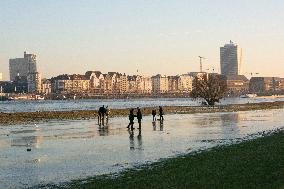 Winter Weather In Duesseldorf