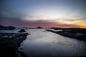 Sunset In Brønnøysund, Norway