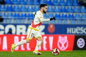 SD Huesca v Rayo Vallecano - Copa Del Rey