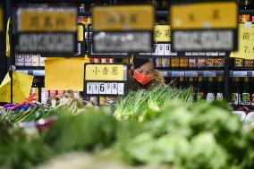 Citizens Shop at A Supermarket in Nanjing
