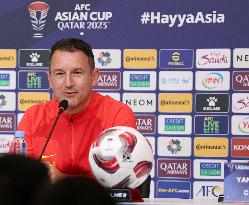 (SP)QATAR-DOHA-FOOTBALL-AFC ASIAN CUP-PRESS CONFERENCE-CHINA