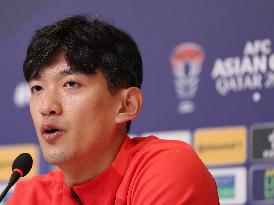 (SP)QATAR-DOHA-FOOTBALL-AFC ASIAN CUP-PRESS CONFERENCE-CHINA