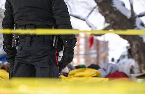 Edmonton Police Clear Final 'High-Risk' Homeless Camp