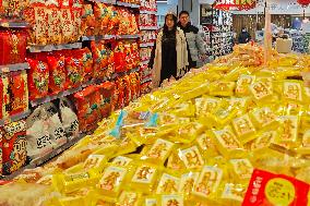 Consumers Shop at A Supermarket in Yanta