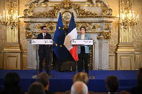 Handover Ceremony At Foreign Affairs Ministry - Paris