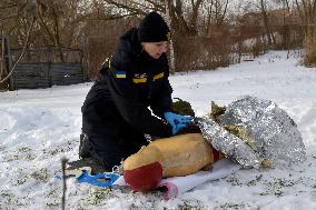 Exhibition ice rescue training drill in Vinnytsia