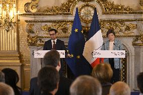 Handover Ceremony At Foreign Affairs Ministry - Paris