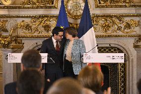 Handover Ceremony At Foreign Affairs Ministry - Paris