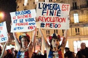 Femen Activists Demonstrate To Defend Women's Rights - Paris
