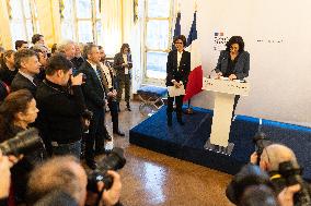 Handover Ceremony At the Ministry of Culture - Paris