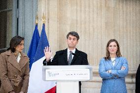 Handover Ceremony At Ministry Of Education - Paris