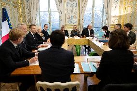 Start Of The First Cabinet Meeting - Paris