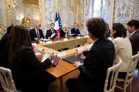 Start Of The First Cabinet Meeting - Paris